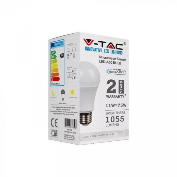V-tac Żarówka LED Smart E27 11W A60 6400K 1055lm