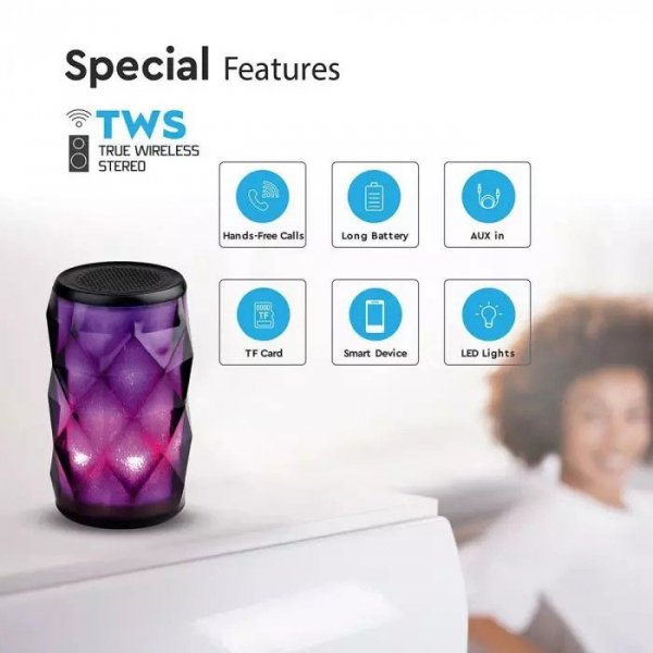 V-tac Głośnik przenośny dekoracyjny Bluetooth