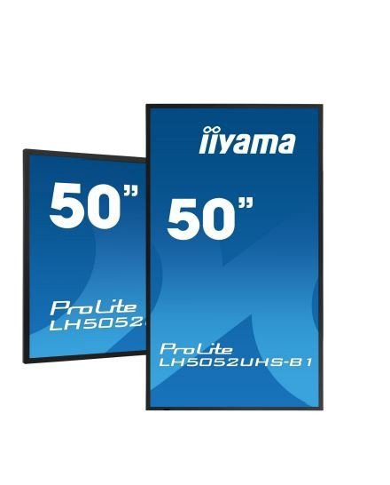 IIYAMA Monitor wielkoformatowy 49.5 cala LH5052UHS-B1 4K,24/7,SDM,IPS,ANDROID,500cd,DaisyChain