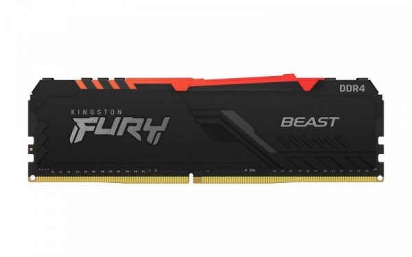 Kingston Pamięć DDR4 FURY Beast RGB 8GB(1*8GB)/3600 CL17