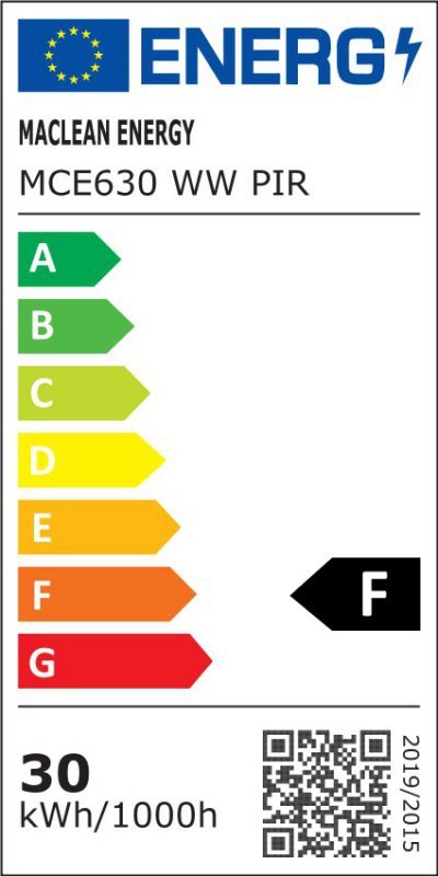 Maclean Naświetlacz LED 30W z czujnikiem PIR MCE630WW