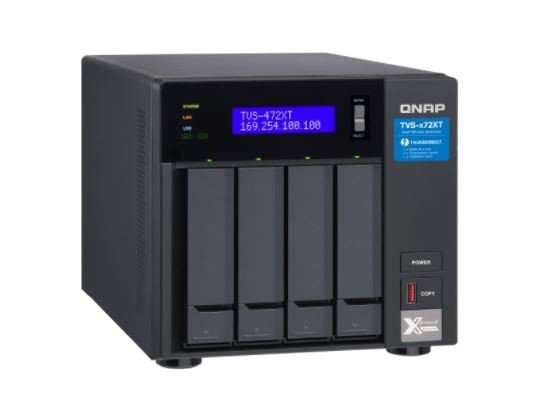 QNAP Serwer NAS TVS-472XT-i5-4G 4x0HDD 10GbE Thunderbolt 4GB