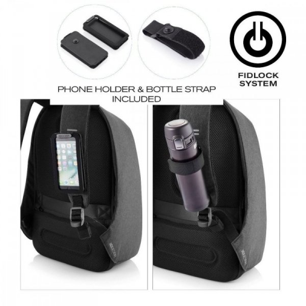XD DESIGN Plecak antykradzieżowy BOBBY PRO BLACK