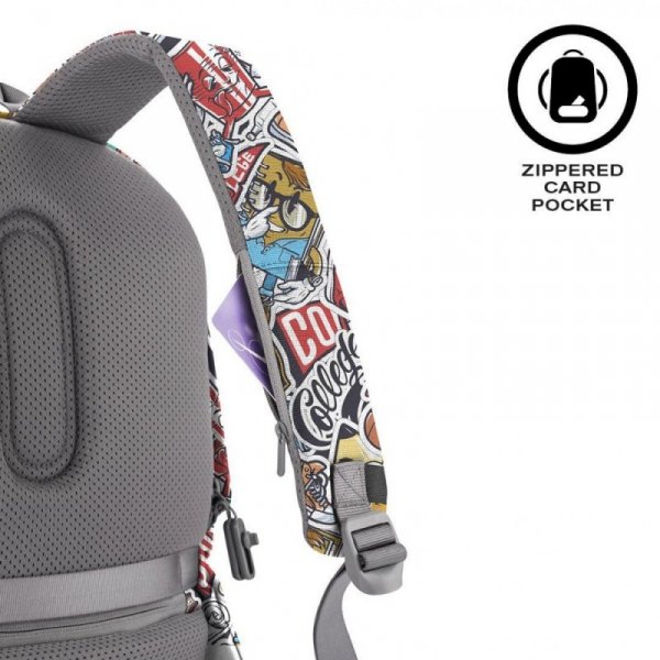 XD DESIGN Plecak antykradzieżowy BOBBY SOFT GRAFFITI
