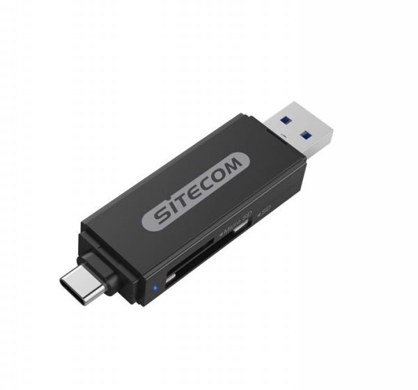 SITECOM Czytnik kart 2w1 USB-C USB-A