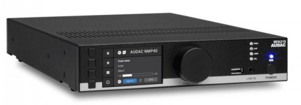 AUDAC MFA216 - wzmacniacz audio All-in-One, 2 x 80W @ 4 Ohm - 160W @ 70/100V