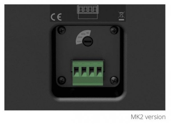 AUDAC Uniwersalne głośniki ścienne WX302MK2/B (2 sztuki) - 3 cale Czarne
