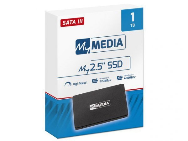Verbatim My Media Dysk SSD wewnętrzny 1TB 2,5&#039;&#039; Sata III Czarny