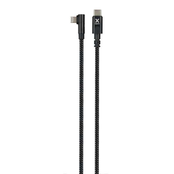 Xtorm Kabel USB-C-Lightning 90 stopni 1,5m, czarny