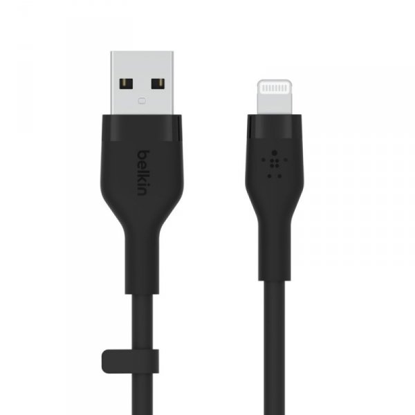 Belkin Kabel BoostCharge USB-A do Lightning silikonowy 2m, czarny