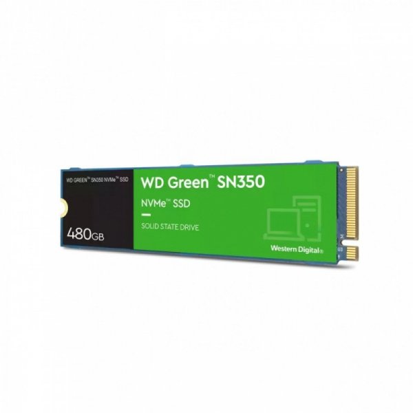 Western Digital Dysk SSD Green  480GB M.2 2280 SN350 NVMe PCIe
