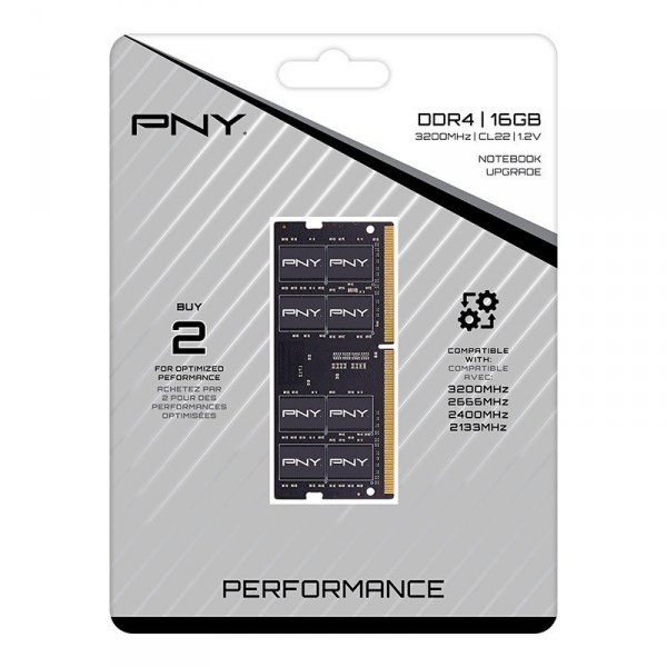 PNY Pamięć 16GB DDR4 3200MHz 25600 MN16GSD43200-TB