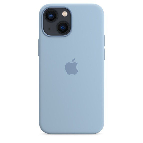 Apple Etui silikonowe z MagSafe do iPhonea 13 mini - błękitna mgła