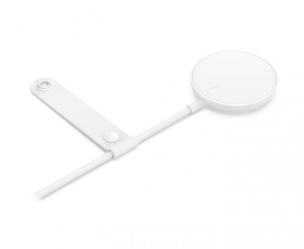 Belkin Bezprzewodowa ładowarka MagSafe 7.5W dla Iphone 13 i 12 Biała z zasilaczem