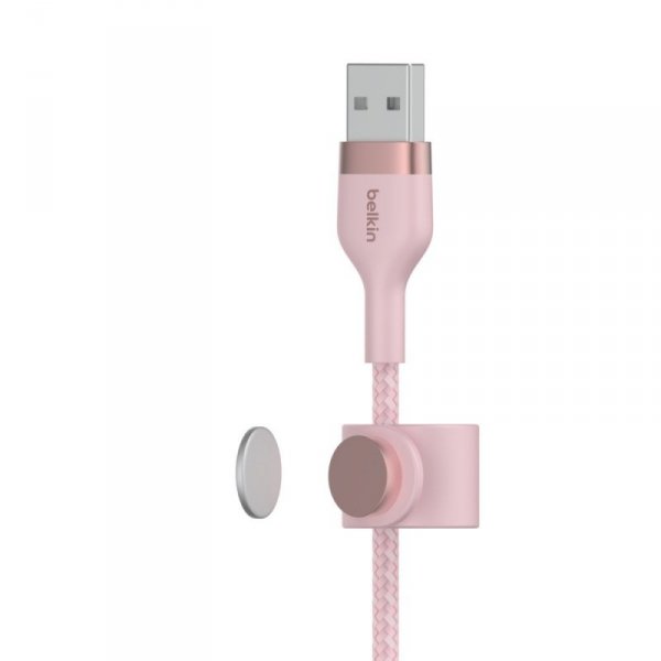 Belkin Kabel BoostCharge USB-A do Lightning silikonowy 2m, różowy