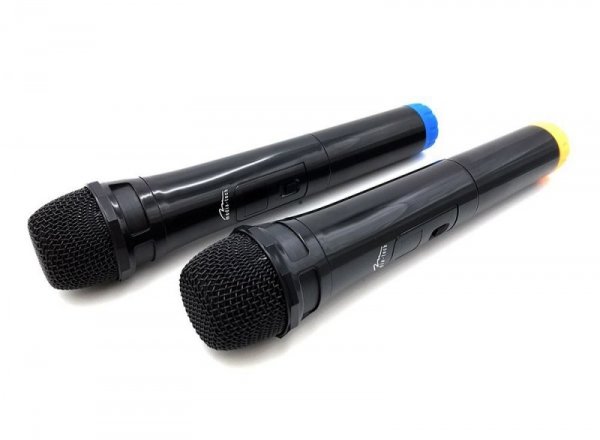 Media-Tech Mikrofony do karaoke Accent Pro MT395 2 sztuki w zestawie