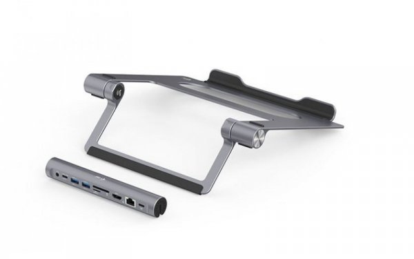 i-tec Zestaw stacja dokująca + podstawka Metal Cooling Pad for notebooks (up-to 15.6) with USB-C  Docking Station (Power Deliver