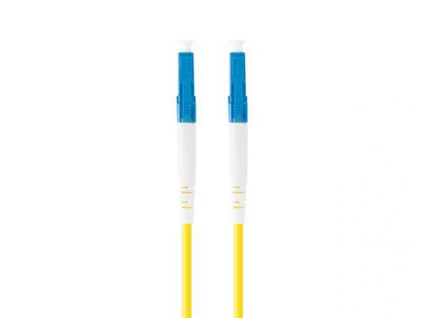 Lanberg Patchcord światłowodowy Sm Lc/Upc-Lc/Upc Simplex 3.0Mm 10M żółty