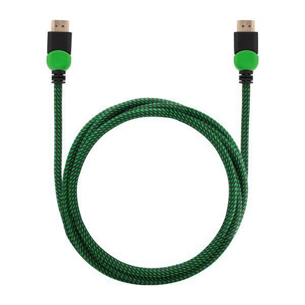 Savio Kabel HDMI 2.0 3m, GCL-06 Zielono-czarny