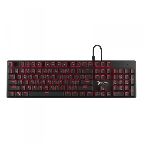 Savio Mechaniczna Klawiatura Gamingowa, Outemu RED, Tempest RX Full Red