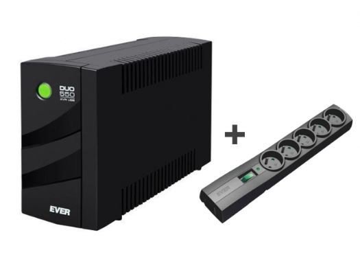 EVER Zasilacz UPS EVER DUO 550 AVR + LISTWA CLASSIC 1,5m