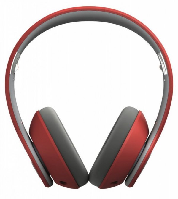 MTX Słuchawki Hi-Fi iX1 RED - z redukcją szumów i bogatym basem, pilot do Apple, Czerwone