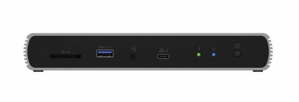 IcyBox Stacja dokująca IB-DK8801-TB4 Thunderbolt 4, 10w1, 100W,USB, 2,5GB LAN,Multi Display