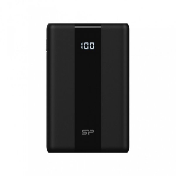 Silicon Power Power Bank QP55 USB-C, Lightning, 10,000mAh czarny