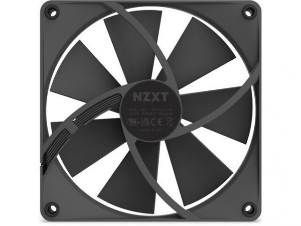 NZXT Wentylator F140P 140mm ciśnienie statyczne czarny