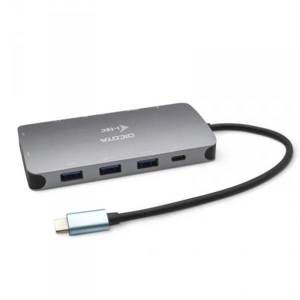 DICOTA Przenośna stacja dokująca USB-C  10-in-1 HDMI PD 100W