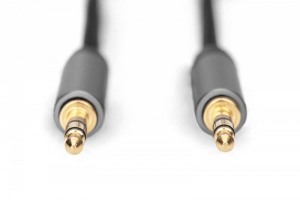 Digitus Kabel połączeniowy audio MiniJack Stereo Typ 3.5mm/3.5mm M/M nylon 1m