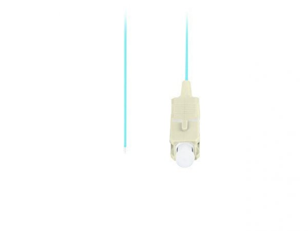 Lanberg Pigtail MM SC/UPC OM3 Easy Strip 50/125 2M aqua
