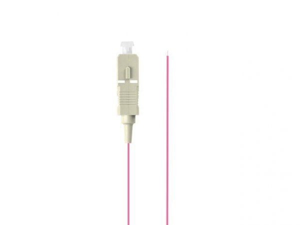 Lanberg Pigtail MM SC/UPC OM4 Easy Strip 50/125 2M fioletowy