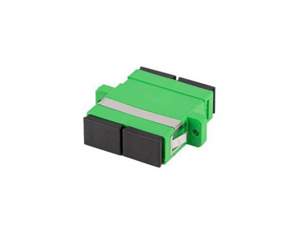 Lanberg Adapter światłowodowy SM SC/APC duplex zaślepka czarna 20 sztuk