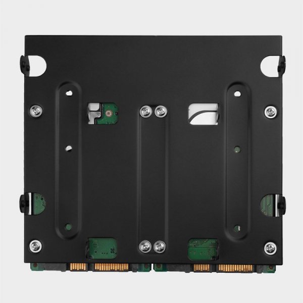 AXAGON RHD-435 Ramka metalowa do montażu 4x 2.5&quot; HDD (2x 2.5&quot; HDD/SSD & 1x 3.5&quot; HDD) w pozycji 5.25&quot; Czarna