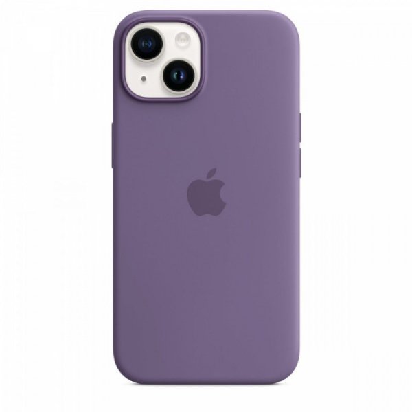 Apple Etui silikonowe z MagSafe do iPhonea 14 - fiolet irysa