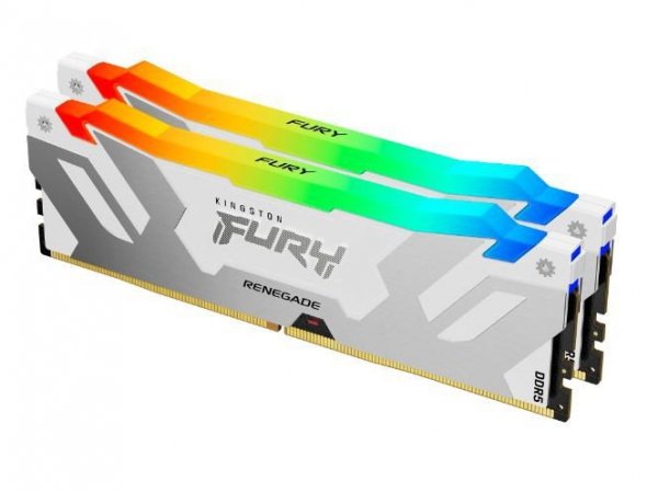 Kingston Pamięć DDR5 Fury Renegade RGB White 32GB(2*16GB)/6000Mhz  CL32
