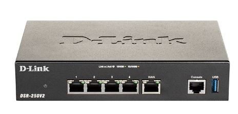 D-Link Router DSR-250V2 VPN 5xGB