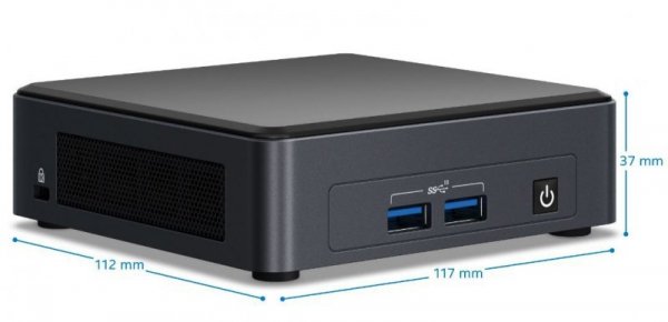 Intel Mini PC BNUC11TNKI50Z02 i5-1135G7 2DDR4 USB3/HDMI/WIFI