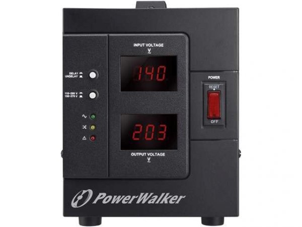 PowerWalker Stablizator napięcia AVR 230V, 2000VA 2xschuko out