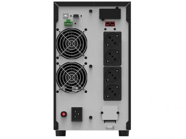 PowerWalker Zasilacz awaryjny VFI 3000 AT on-line 3000VA 4x230V schuko USB-B RS-232 LCD Tower EPO
