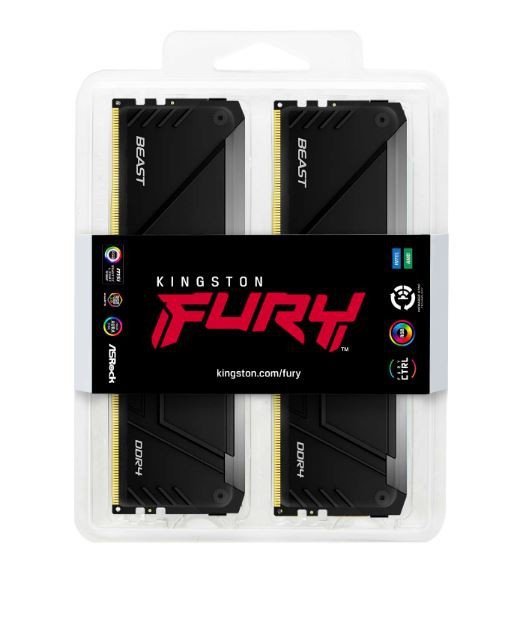Kingston Pamięć DDR4 Fury Beast    RGB  16GB(2* 8GB)/2666  CL16