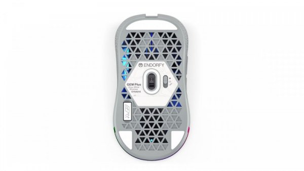 Endorfy Myszka bezprzewodowa Gem Plus Onyx White EY6A015