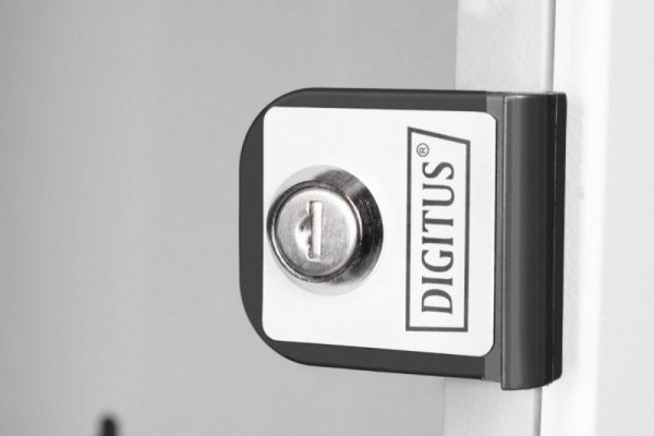 Digitus Szafa sieciowa wisząca 10 cali 6U, SOHO PRO 324 x 316 x 298 mm, nośność 60kg, drzwi szyba, niezłożona, Szara