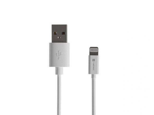 Natec Kabel Lightning (M)-&gt;USB-A(M) 2m MFI Prati Biały