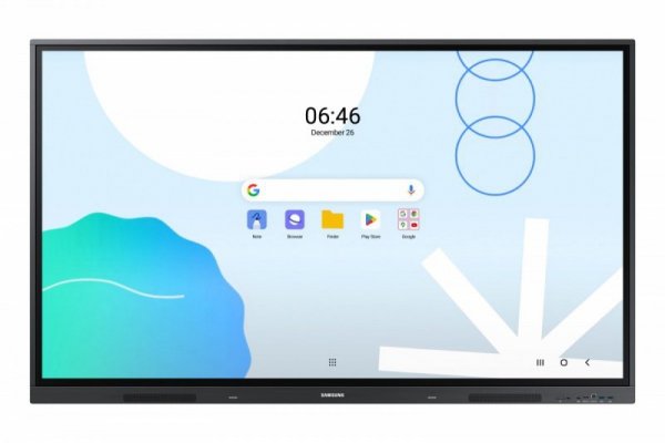 Samsung Monitor interaktywny WA65D 65 cali Dotykowy 16h/7 400(cd/m2) 3840x2160 (UHD) Android 13 3xHDMI 5xUSB 1xRJ45 WiFi/BT 3 la