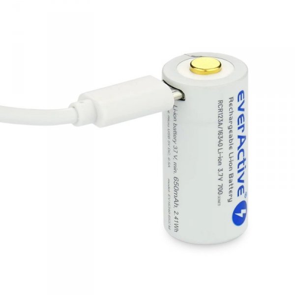 everActive Akumulator 16340 3,7V Li-ion 700 mAh micro USB