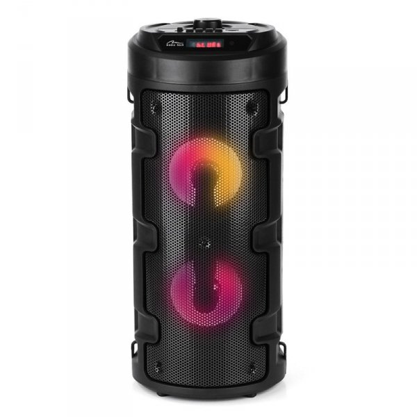 Media-Tech Głośnik PARTYBOX KEG BT MT3165 V2.0 Karaoke/Bluetooth 5.0+EDR/FM/MP3/MicroSD/USB/Equalizer/AUX/Jack 6.3/Pilot/Pasek/U