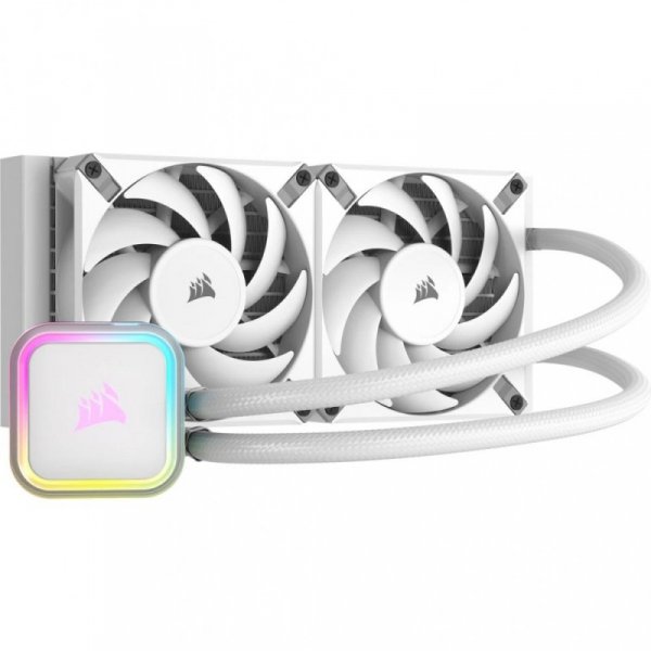 Corsair Chłodzenie iCUE H100i ELITE 240 mm RGB białe