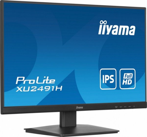 IIYAMA Monitor 24 cale XU2491H-B1 IPS, HDMI, DP, 0,5ms, 300cd